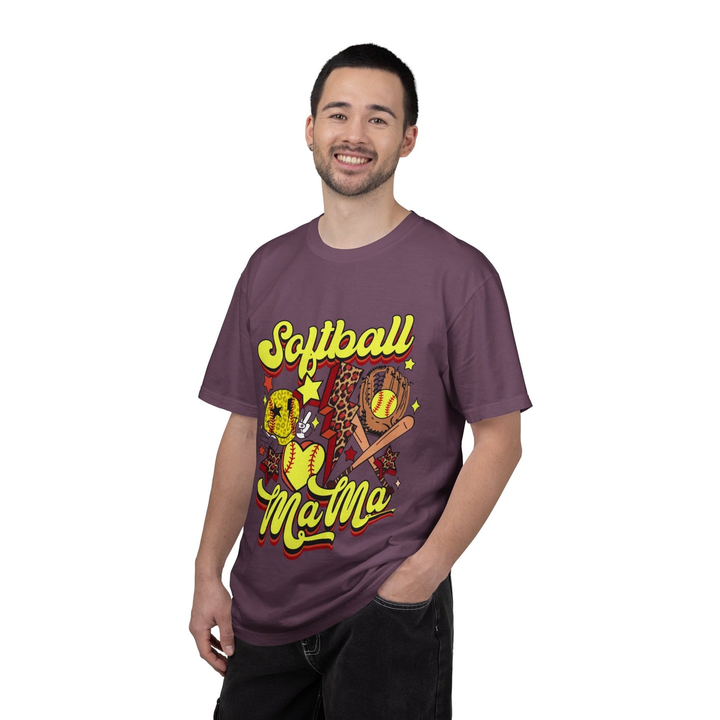 Softball Mama T-Shirt — Retro Softball Mom Graphic Tee