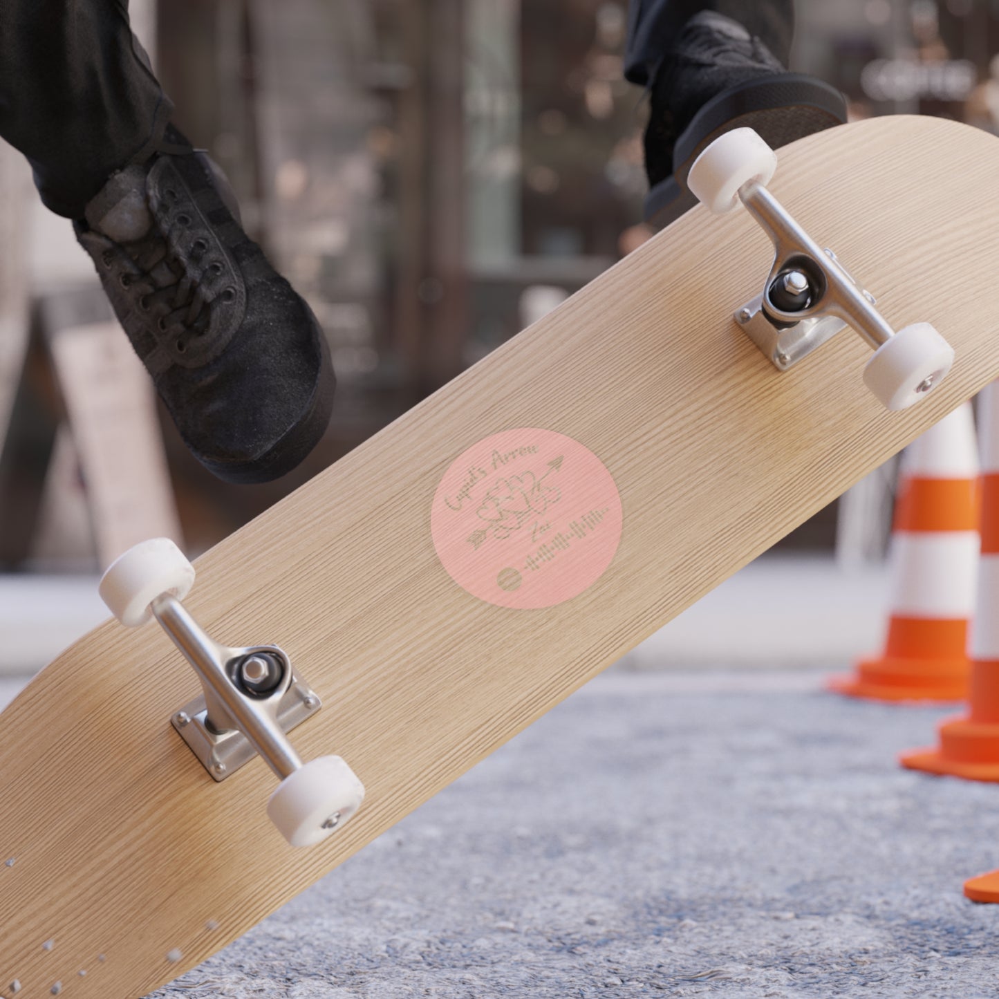 Pink Cupid’s Arrow – Spotify Code Sticker