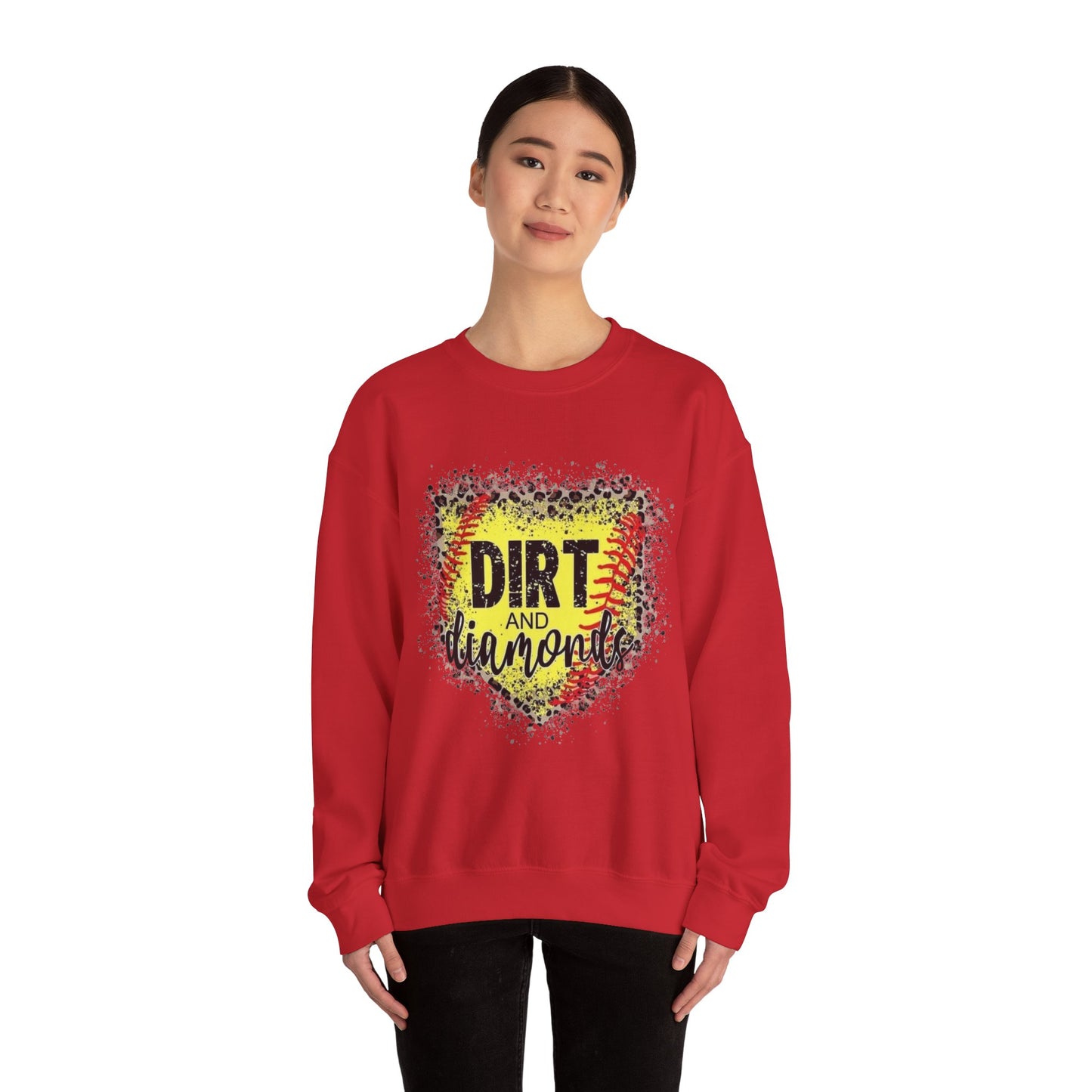 Dirt and Diamonds Sweatshirt — Baseball-Inspired Crewneck for Players & Fans
