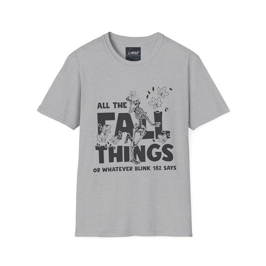 Unisex Graphic Tee - All the Fall Things.