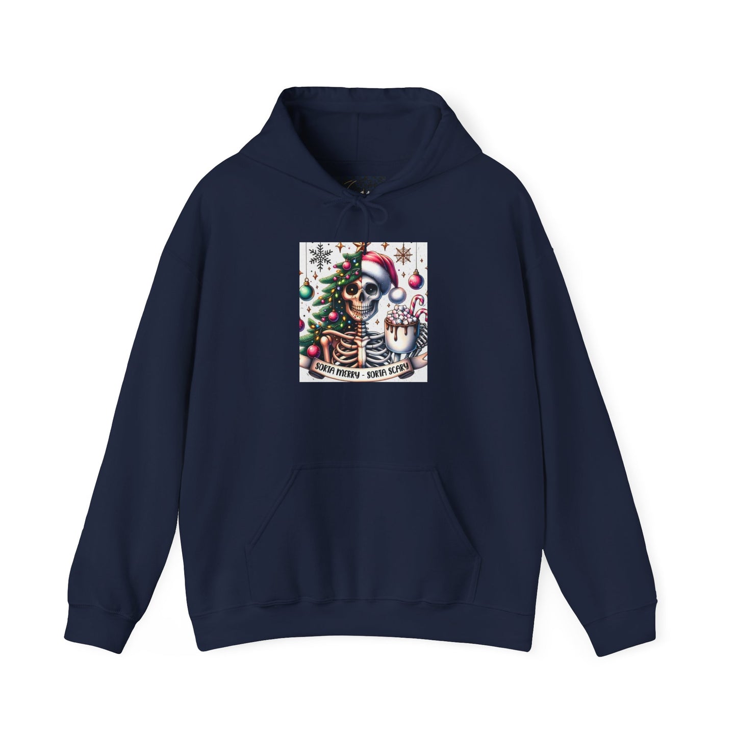 Sorta Merry, Sorta Scary. Unisex Heavy Blend™ Hooded Sweatshirt