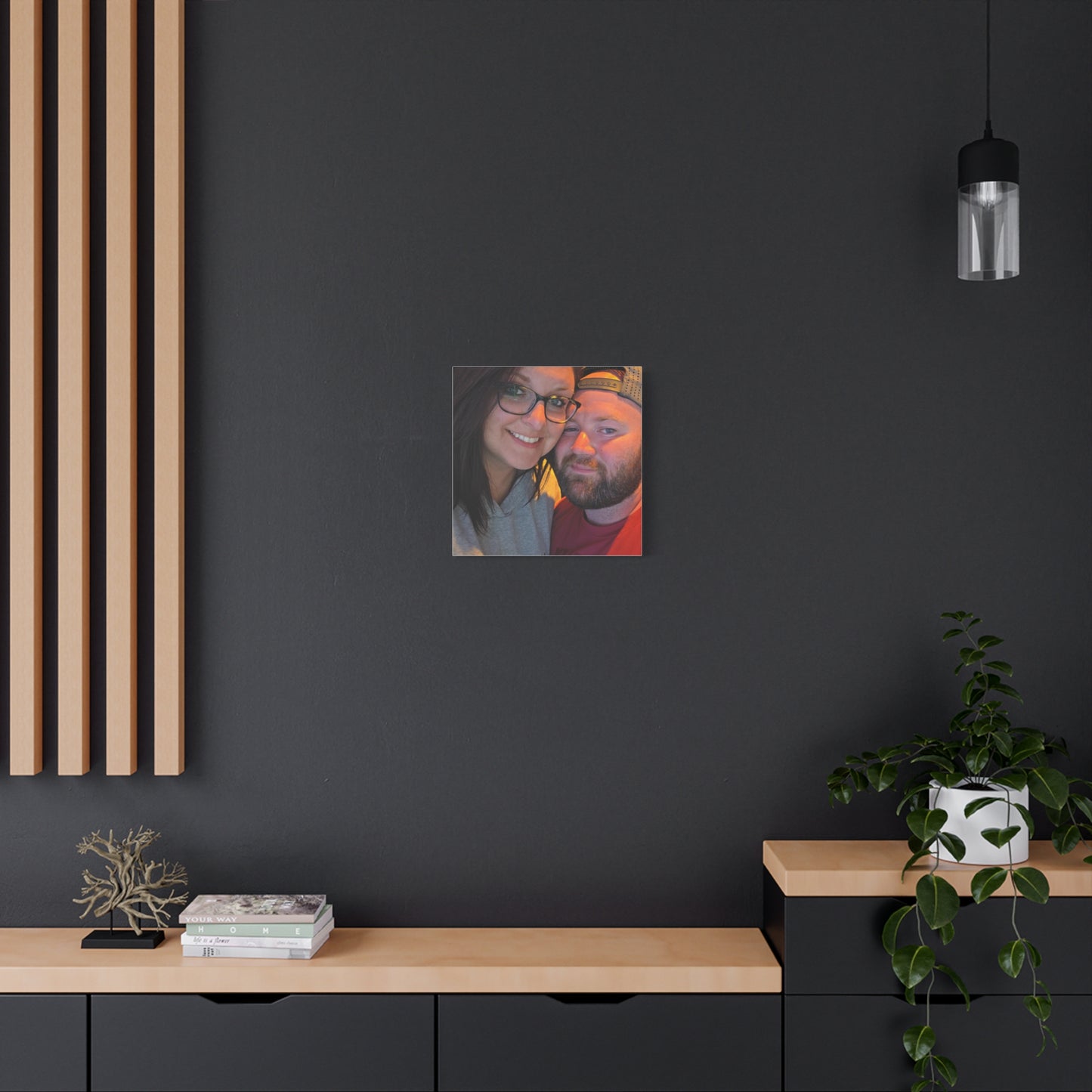 Personalized Stretched Canvas Print, Custom Wall Art