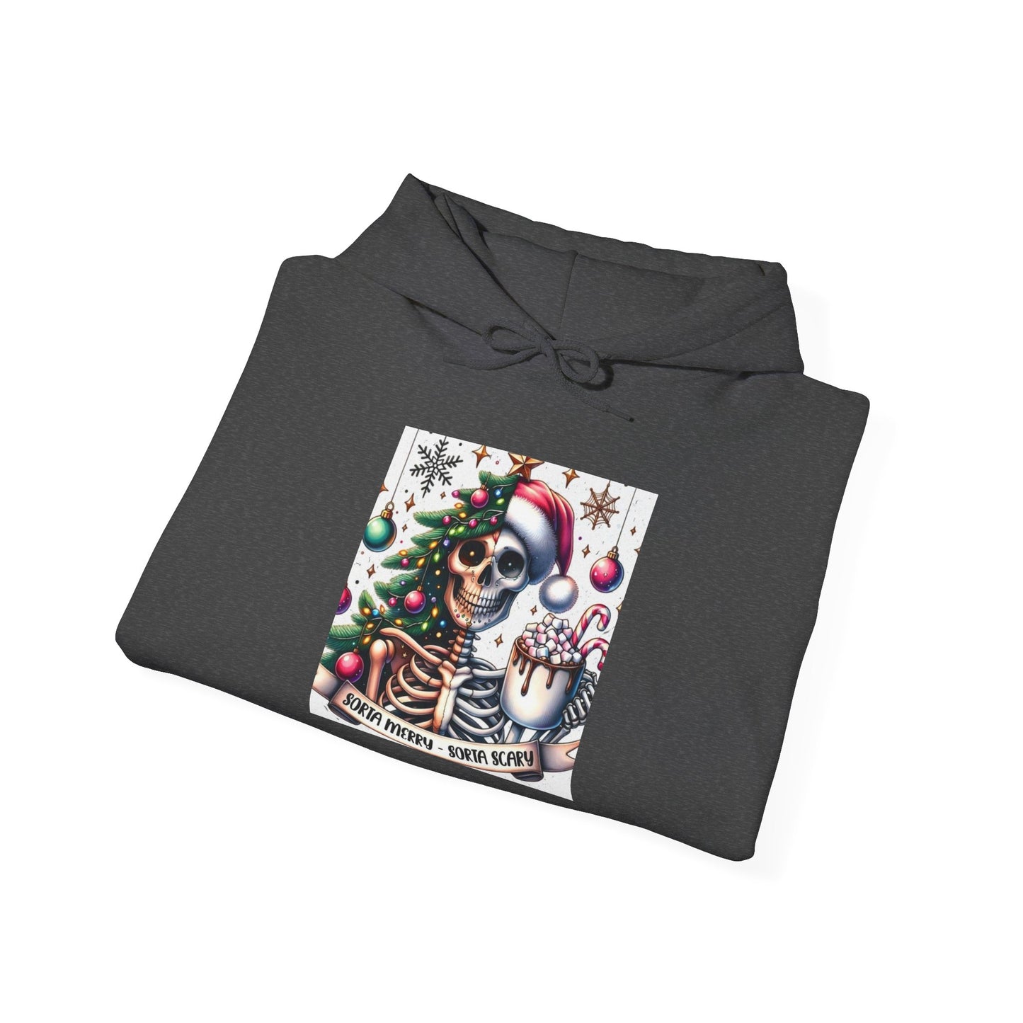 Sorta Merry, Sorta Scary. Unisex Heavy Blend™ Hooded Sweatshirt