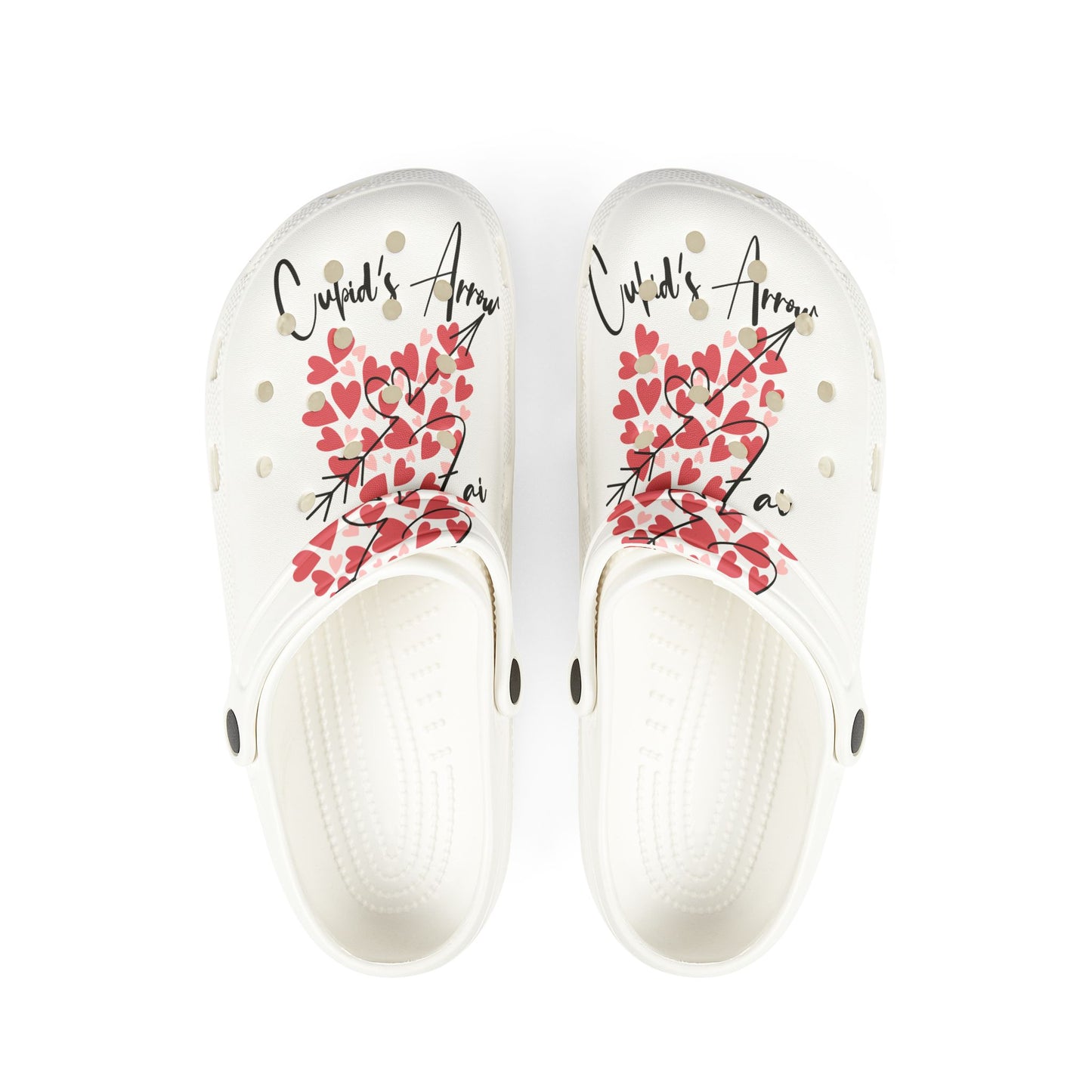 Love-Inspired EVA Foam Clogs, Cupid's Arrow Design