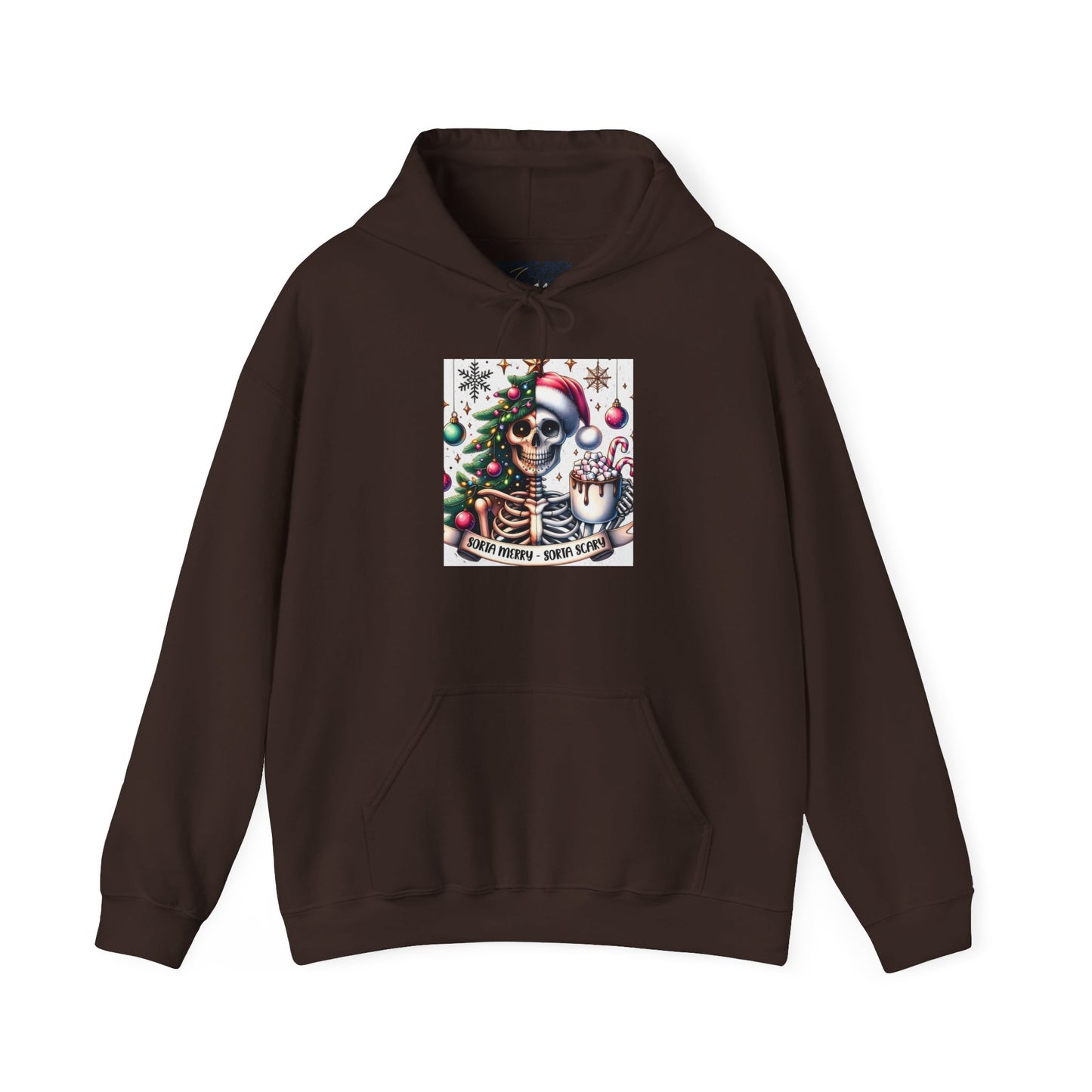 Sorta Merry, Sorta Scary. Unisex Heavy Blend™ Hooded Sweatshirt