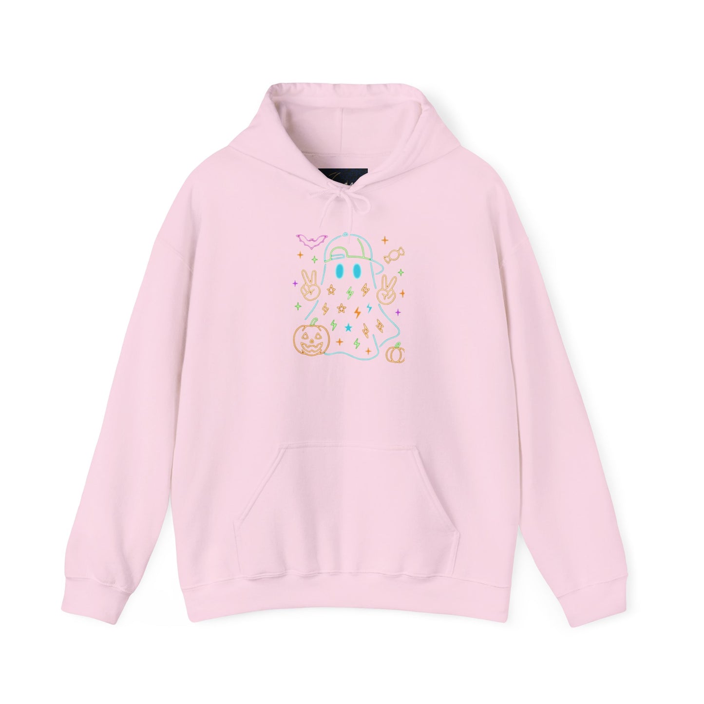 Cute Ghosts Unisex Hooded Sweatshirt | Perfect for Halloween, Cozy Fall Days, Casual Wear, Ghost Lover Gifts, Spooky Season Apparel