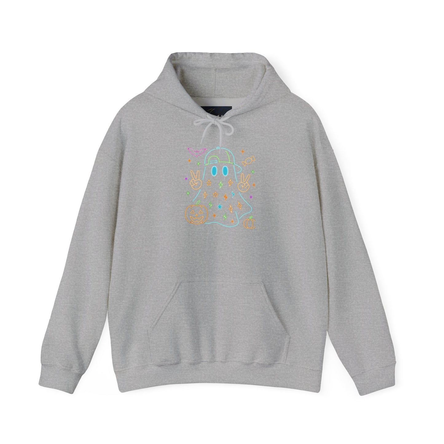 Cute Ghosts Unisex Hooded Sweatshirt | Perfect for Halloween, Cozy Fall Days, Casual Wear, Ghost Lover Gifts, Spooky Season Apparel