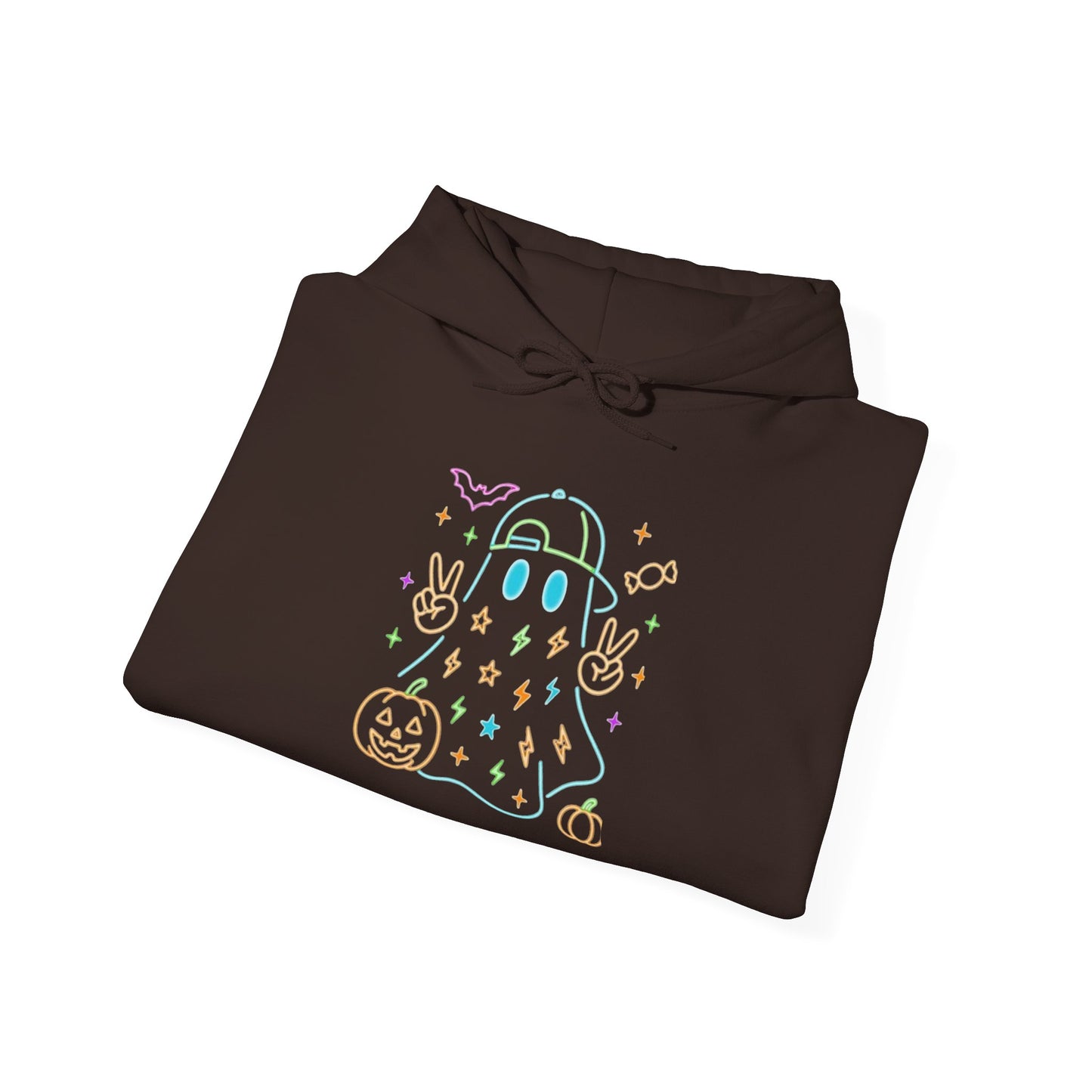 Cute Ghosts Unisex Hooded Sweatshirt | Perfect for Halloween, Cozy Fall Days, Casual Wear, Ghost Lover Gifts, Spooky Season Apparel