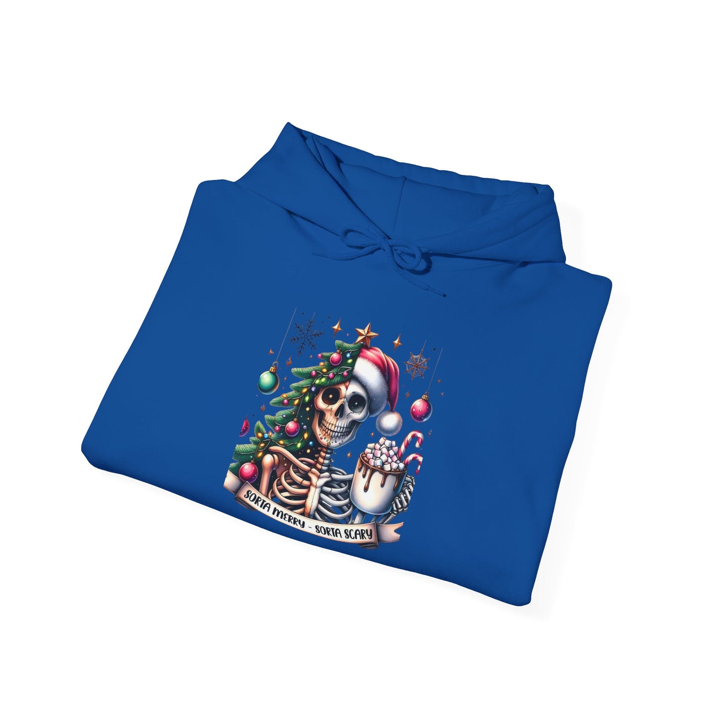 Sorta scary, sorta merry. Unisex Heavy Blend™ Hooded Sweatshirt
