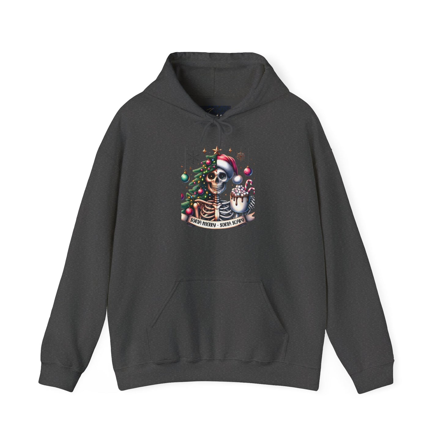 Sorta scary, sorta merry. Unisex Heavy Blend™ Hooded Sweatshirt