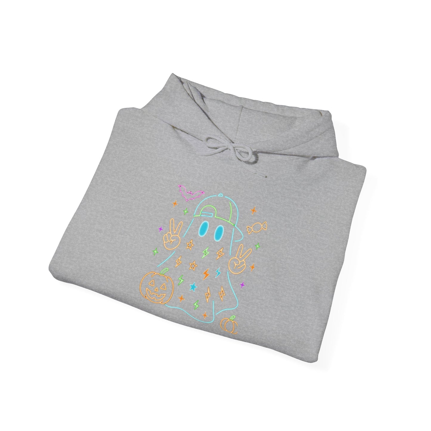 Cute Ghosts Unisex Hooded Sweatshirt | Perfect for Halloween, Cozy Fall Days, Casual Wear, Ghost Lover Gifts, Spooky Season Apparel