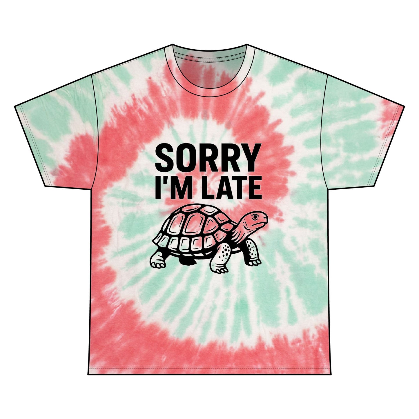 Playful Tie Dye Tee for Relaxed Vibes