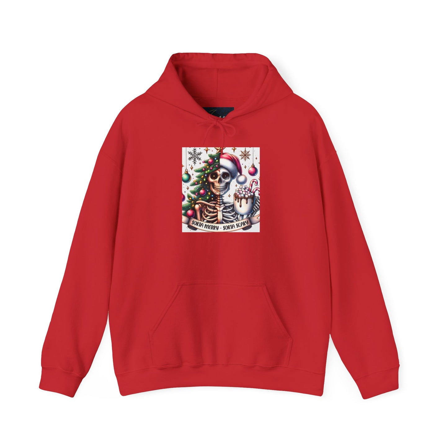 Sorta Merry, Sorta Scary. Unisex Heavy Blend™ Hooded Sweatshirt