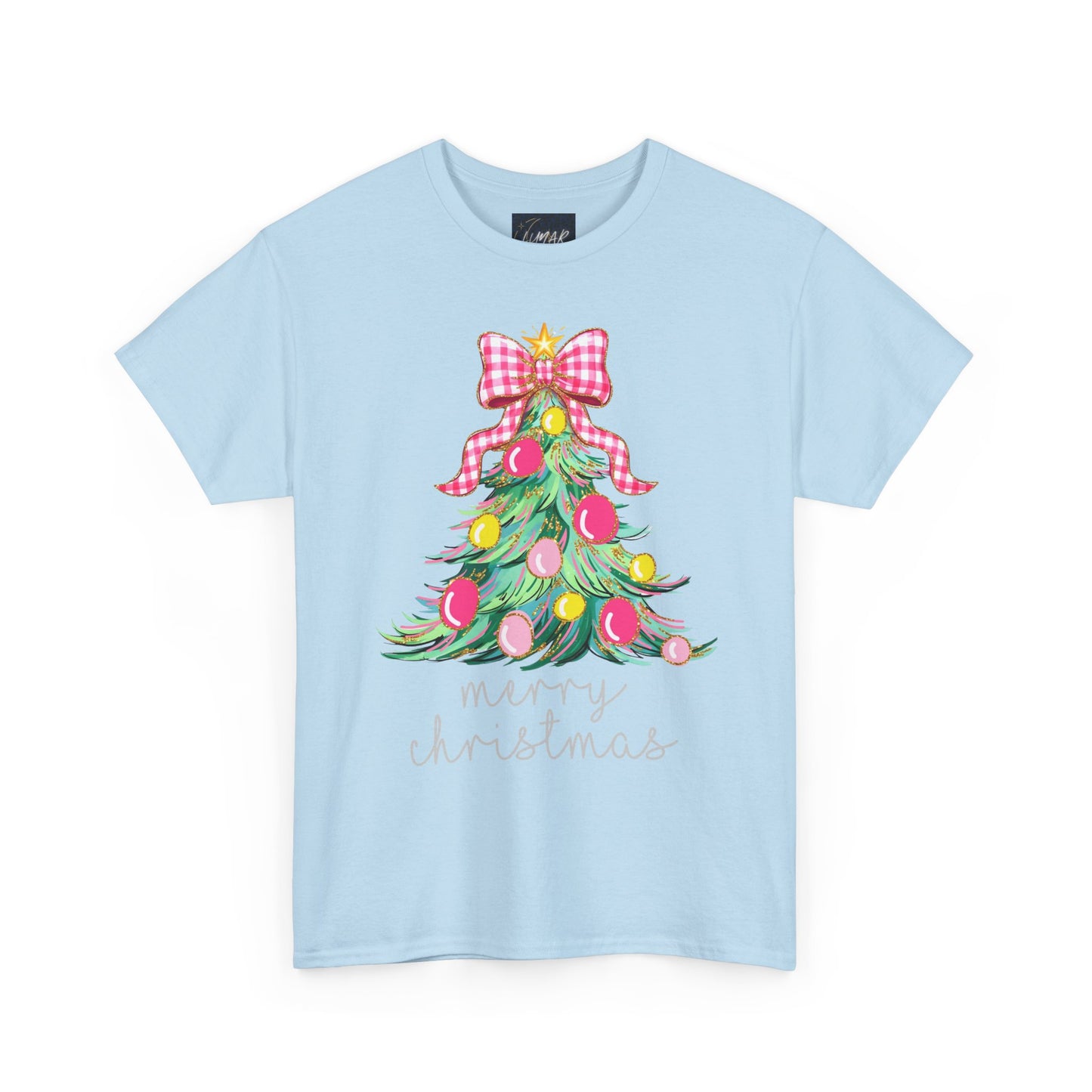Merry Christmas Tree Unisex Heavy Cotton Tee