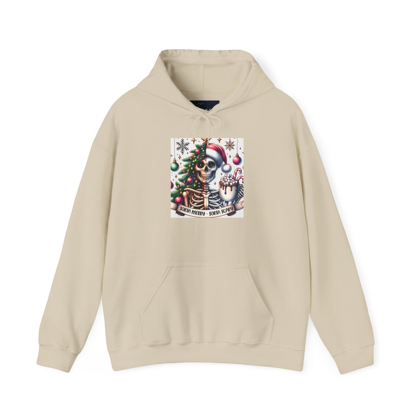 Sorta Merry, Sorta Scary. Unisex Heavy Blend™ Hooded Sweatshirt
