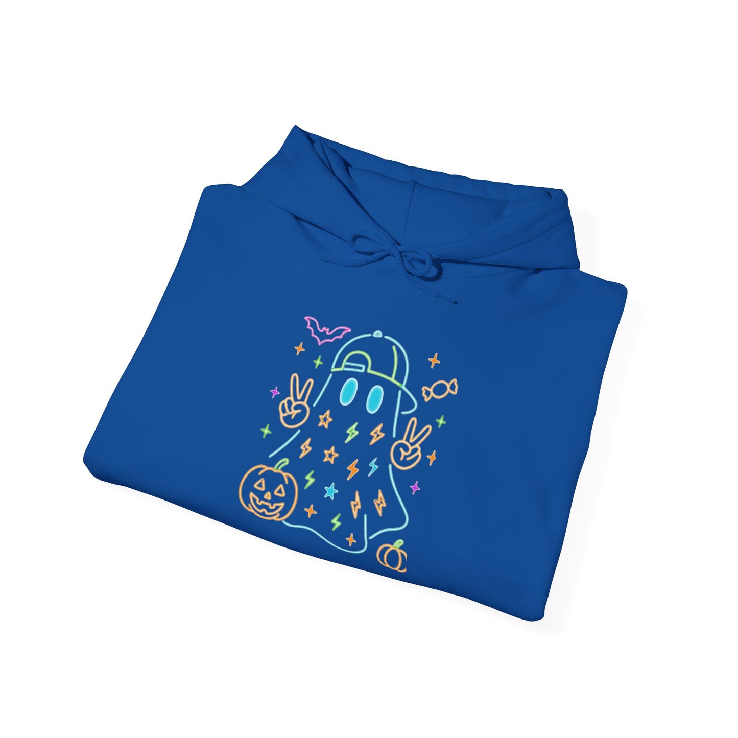 Cute Ghosts Unisex Hooded Sweatshirt | Perfect for Halloween, Cozy Fall Days, Casual Wear, Ghost Lover Gifts, Spooky Season Apparel