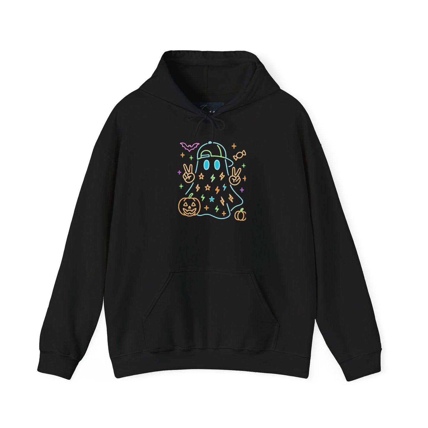 Cute Ghosts Unisex Hooded Sweatshirt | Perfect for Halloween, Cozy Fall Days, Casual Wear, Ghost Lover Gifts, Spooky Season Apparel