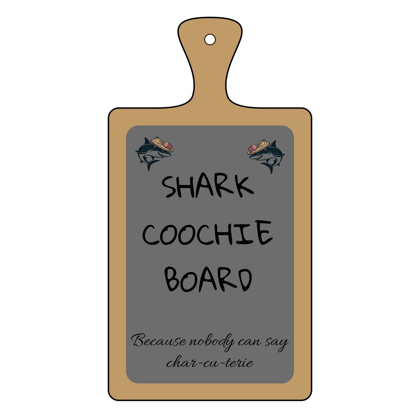 Personalized Shark Coochie Board