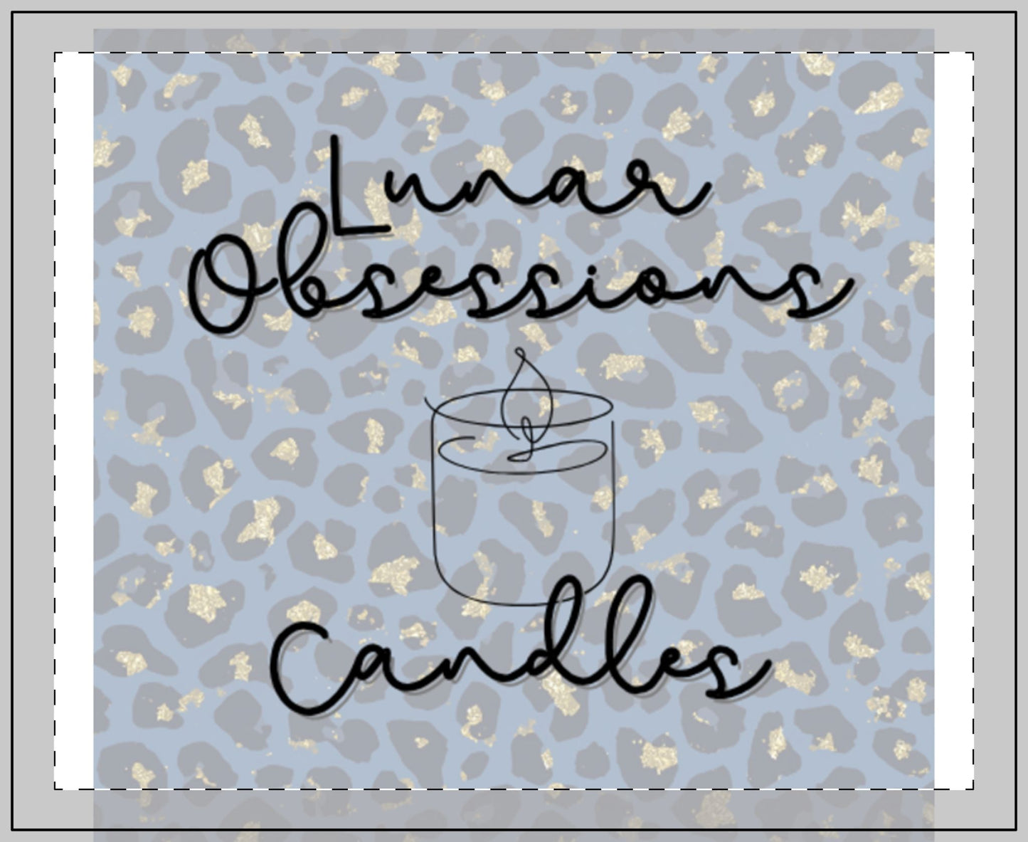 Lunar Obsessions Glass Candle, 11oz | Trendy Home Decor, Relaxation Gift, Self-Care Essential, Eco-Friendly Candle, Modern Aroma