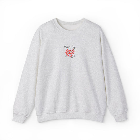 Embroidered Cupid's Arrow Merch- Crewneck Sweatshirt