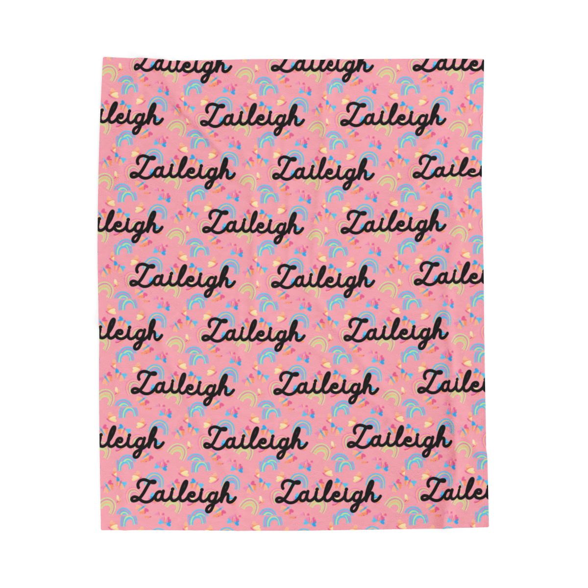 Personalized- Cozy Velveteen Plush Blanket