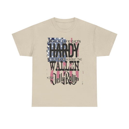 Hard & y, Wallen, Jelly- American Flag Music T‑Shirt — Country Singer Tribute Tee