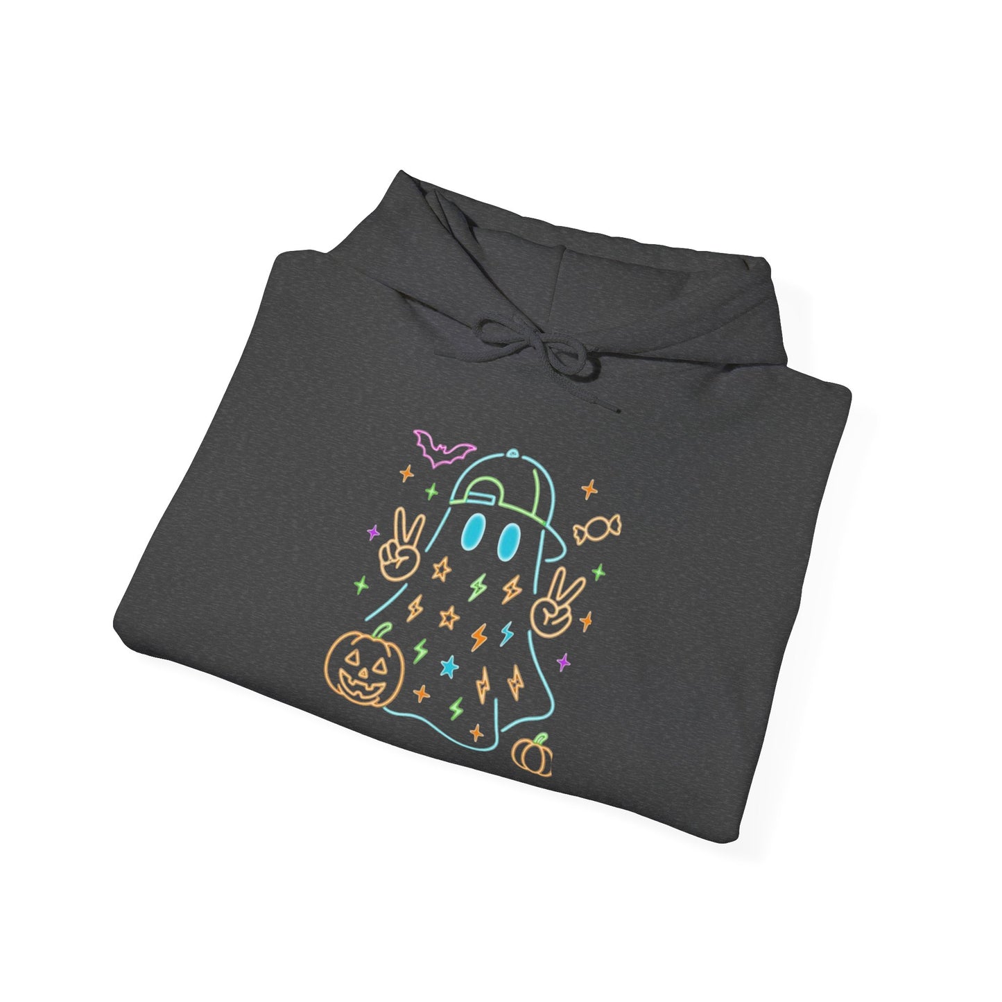 Cute Ghosts Unisex Hooded Sweatshirt | Perfect for Halloween, Cozy Fall Days, Casual Wear, Ghost Lover Gifts, Spooky Season Apparel