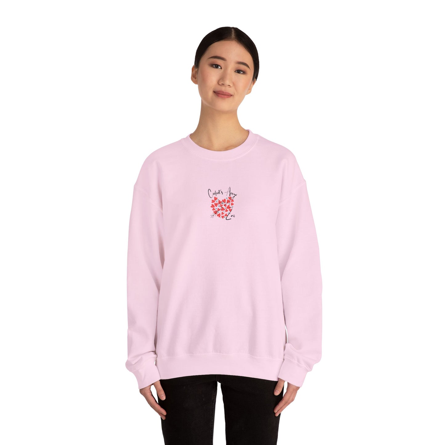 Embroidered Cupid's Arrow Merch- Crewneck Sweatshirt