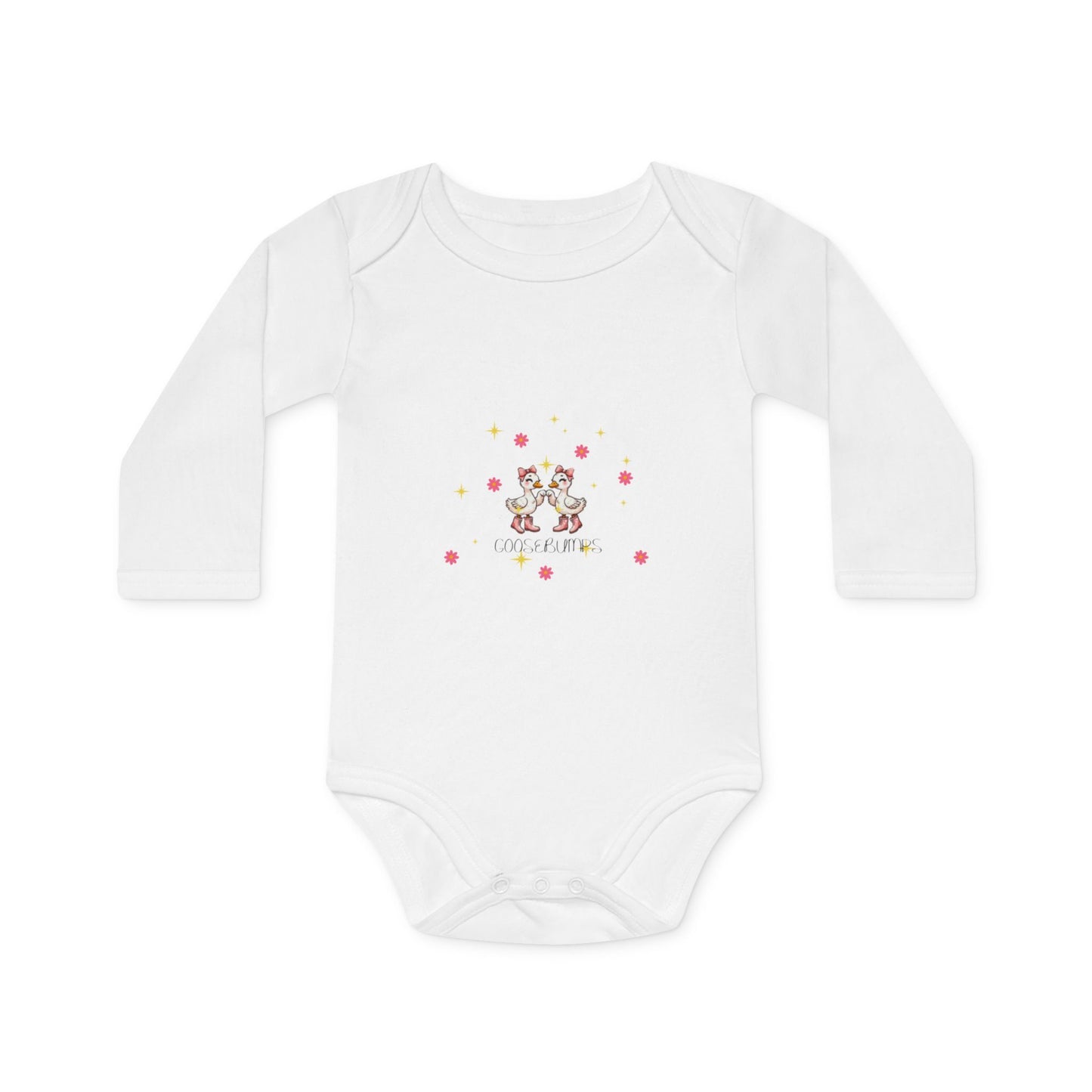 Cute Baby Long-Sleeve Bodysuit