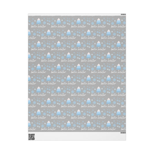 Winter Wonderland Elegant Gift Wrapping Paper for All Occasions