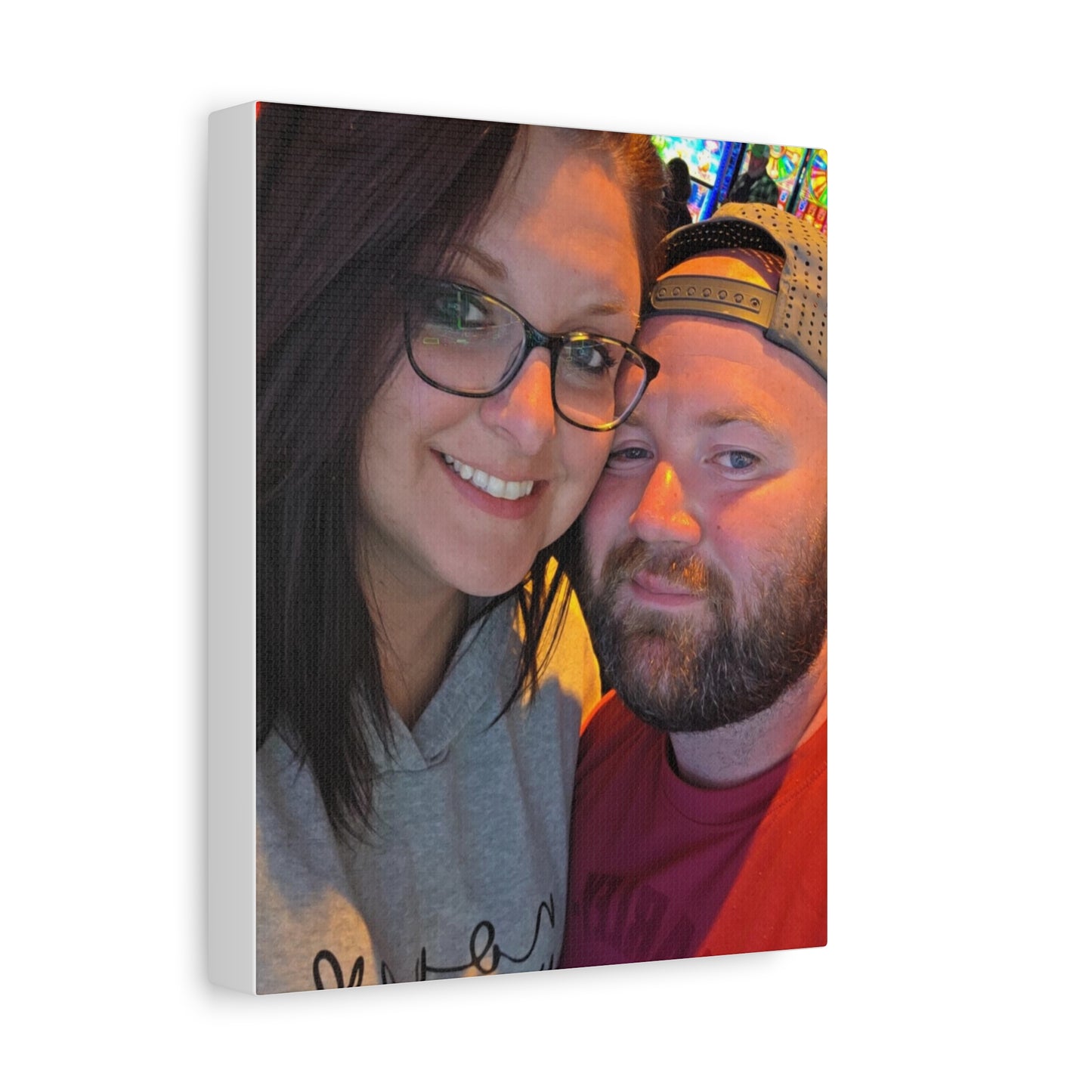 Personalized Stretched Canvas Print, Custom Wall Art