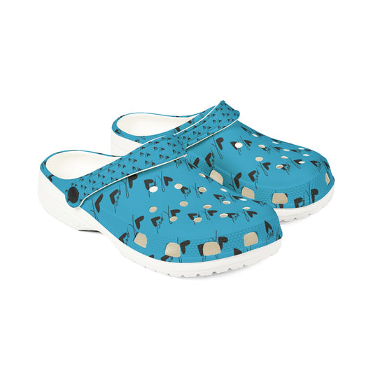 Love- Colorful Patterned EVA Foam Clogs, Cute Slip-On Shoes