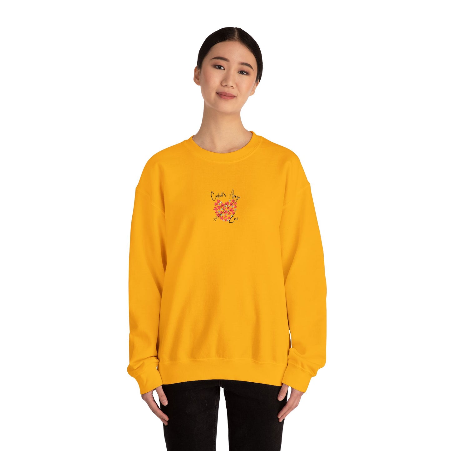 Embroidered Cupid's Arrow Merch- Crewneck Sweatshirt