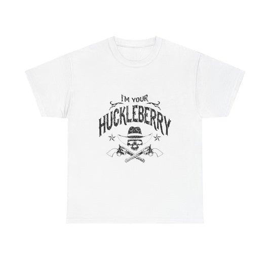 I'm Your Huckleberry T-Shirt — Vintage Western Skull & Pistols Tee