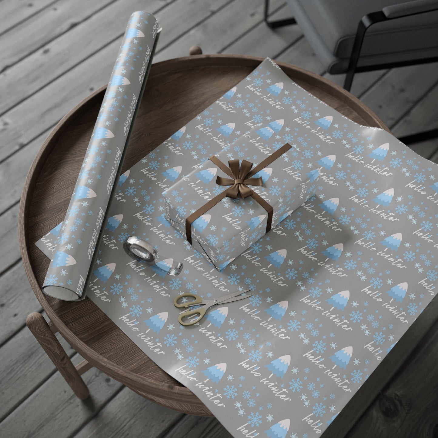 Winter Wonderland Elegant Gift Wrapping Paper for All Occasions