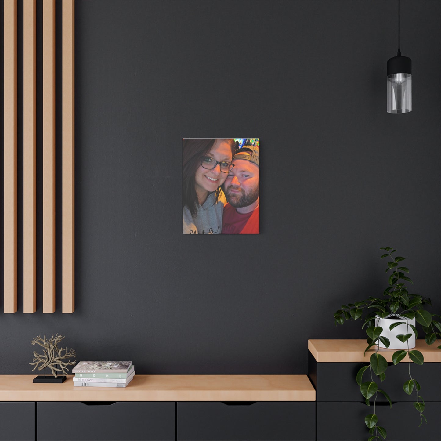 Personalized Stretched Canvas Print, Custom Wall Art