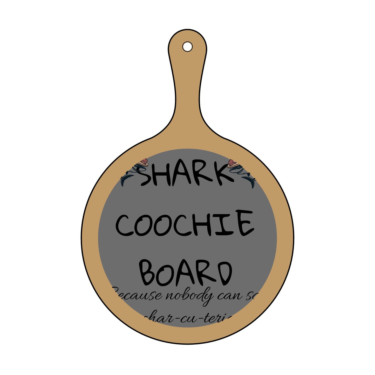 Personalized Shark Coochie Board