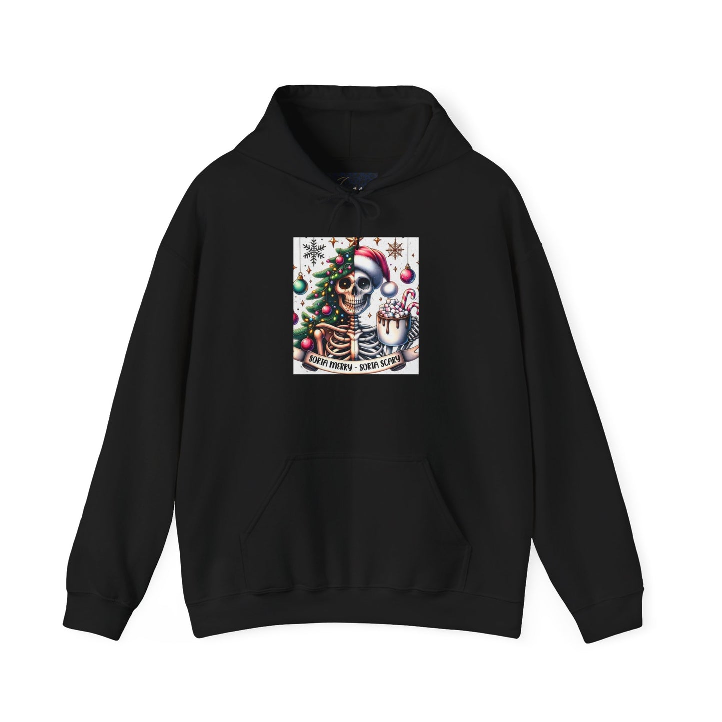 Sorta Merry, Sorta Scary. Unisex Heavy Blend™ Hooded Sweatshirt