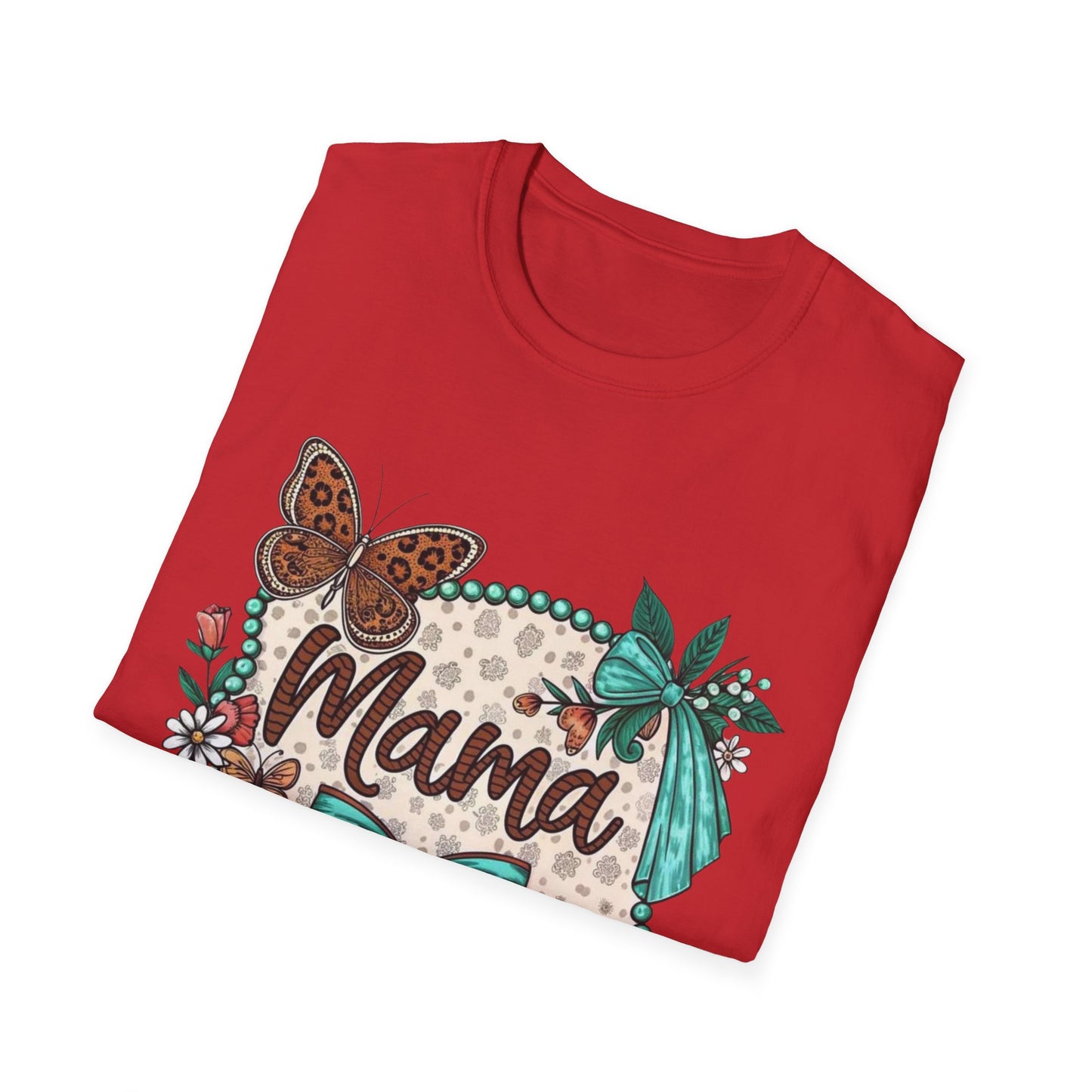 Mama Floral Tee — Boho Butterfly Mother’s Day T-Shirt