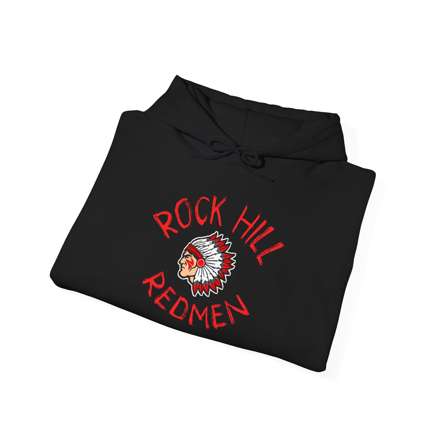 Rock Hill Redmen Hoodie Adult Unisex — Youth Team Spirit Pullover