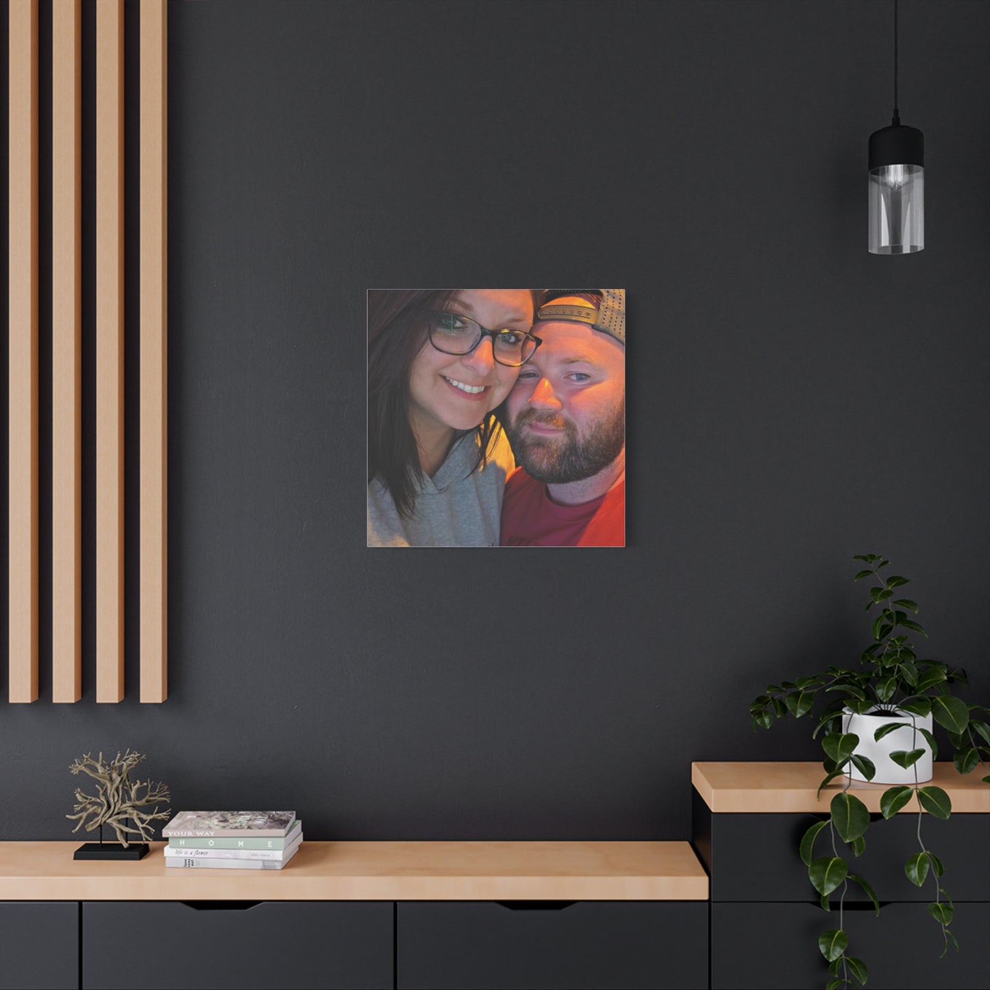 Personalized Stretched Canvas Print, Custom Wall Art