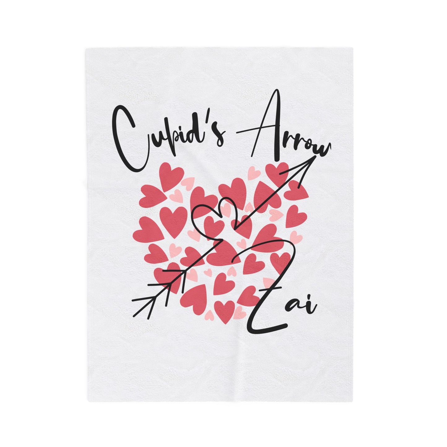 Cupid's Arrow Velveteen Plush Blanket Merch