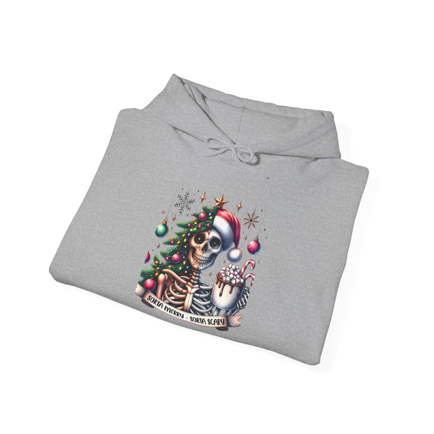 Sorta scary, sorta merry. Unisex Heavy Blend™ Hooded Sweatshirt