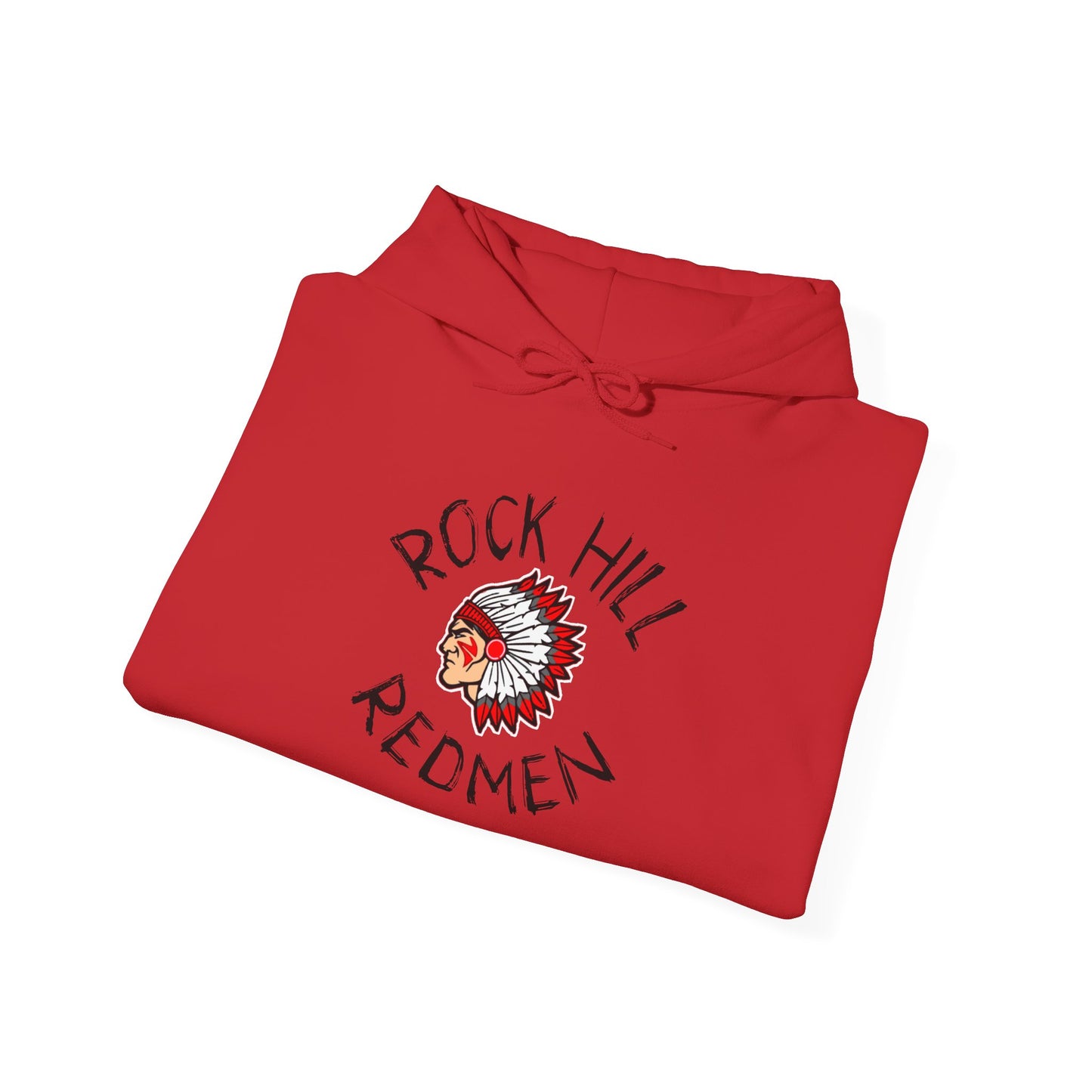 Rock Hill Redmen Hoodie Adult Unisex — Youth Team Spirit Pullover