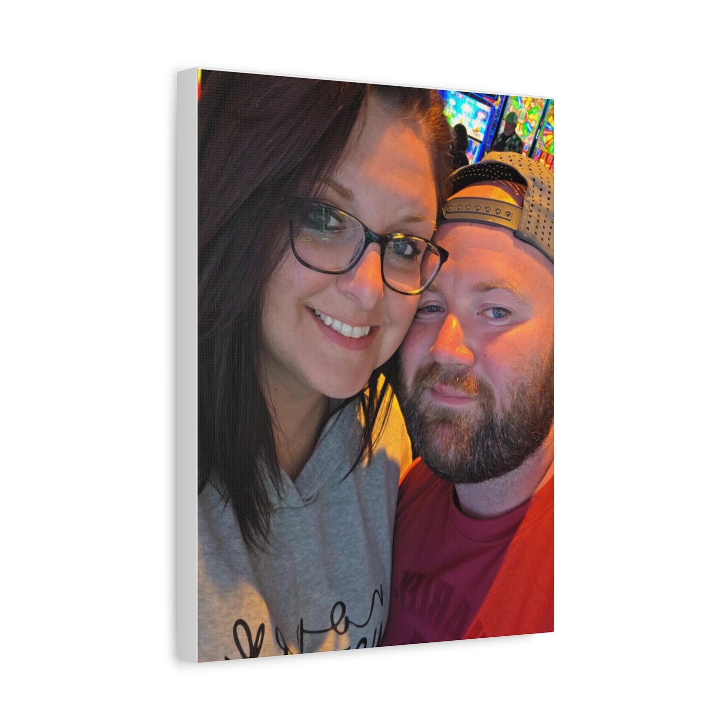 Personalized Stretched Canvas Print, Custom Wall Art
