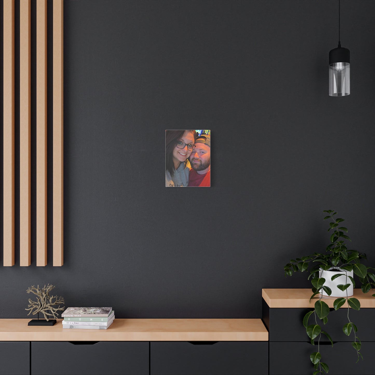 Personalized Stretched Canvas Print, Custom Wall Art