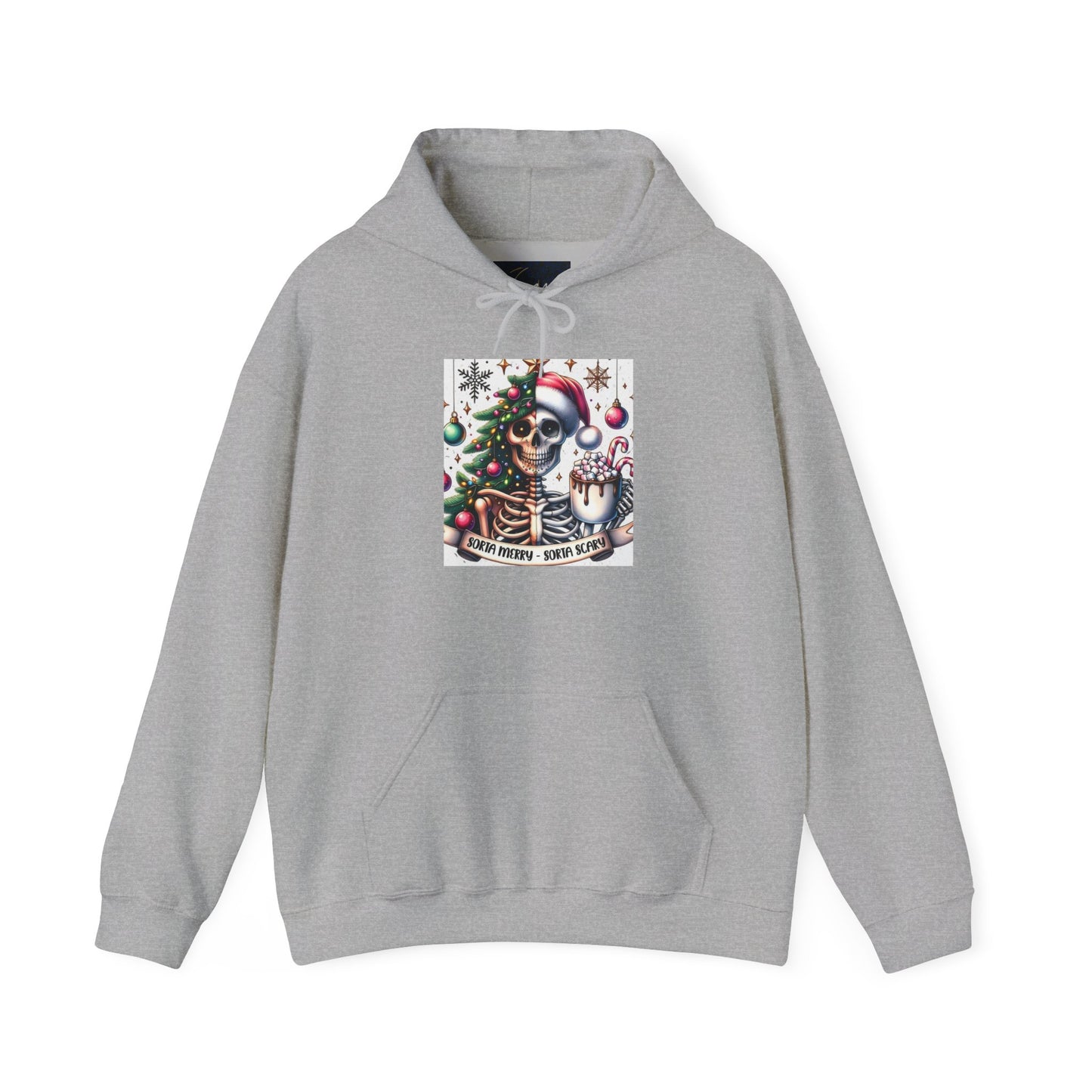 Sorta Merry, Sorta Scary. Unisex Heavy Blend™ Hooded Sweatshirt