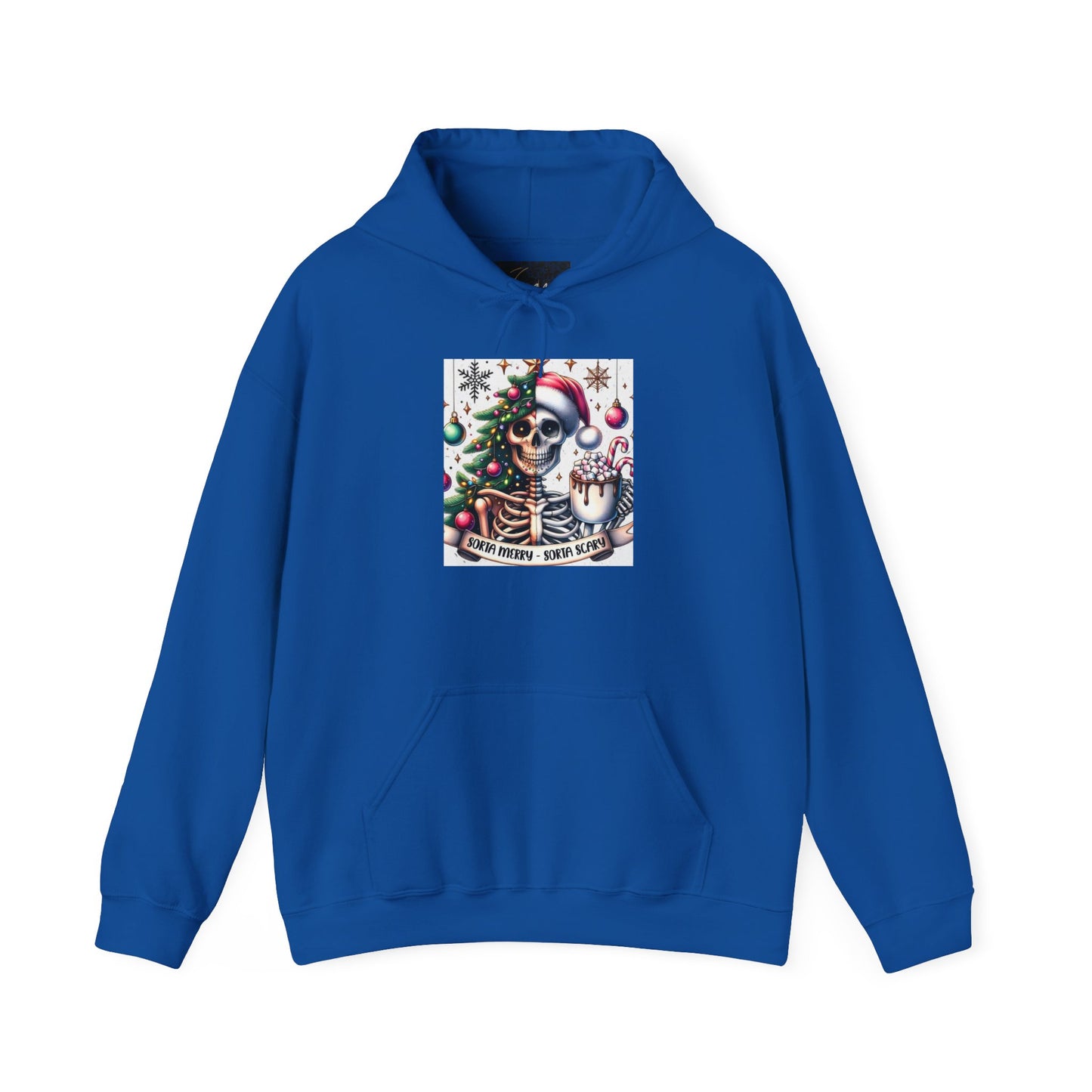 Sorta Merry, Sorta Scary. Unisex Heavy Blend™ Hooded Sweatshirt