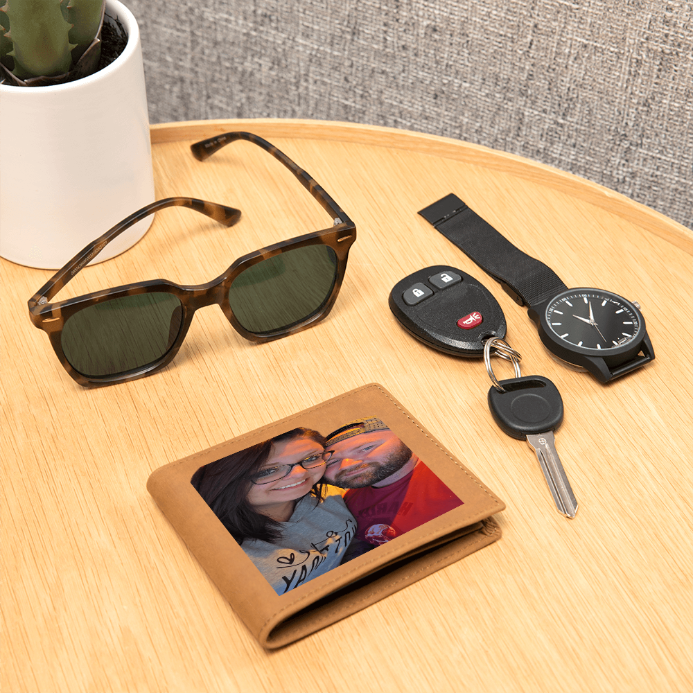 Personalized Wallet for Him - Great Christmas Gift!!