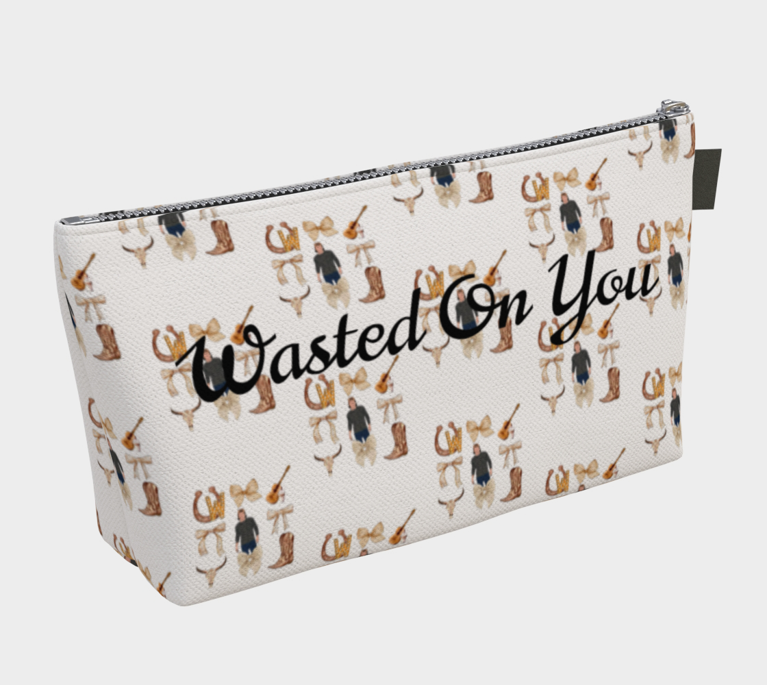 Wasted On You- Makeup Bag
